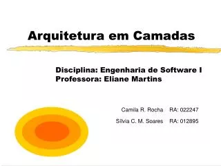 arquitetura em camadas
