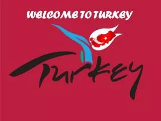 WELCOME TO TURKEY
