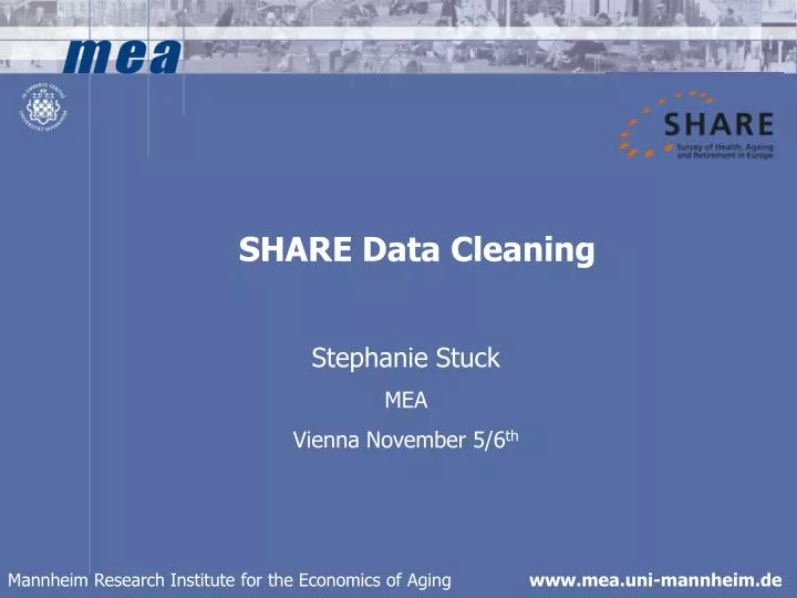 share data cleaning