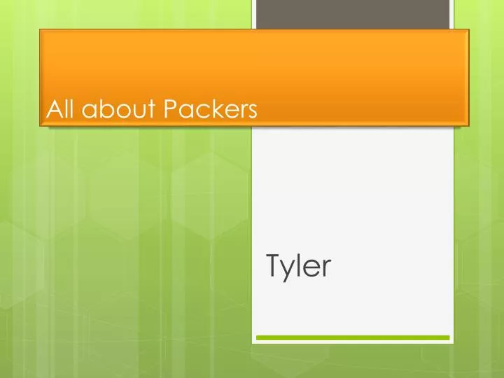 all about packers