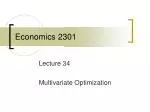 Economics 2301 - slide 1