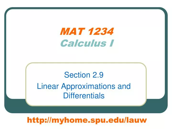 mat 1234 calculus i