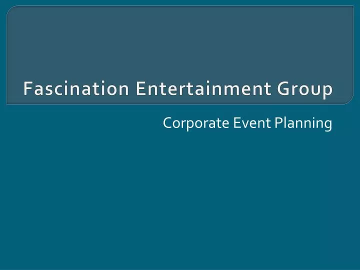 fascination entertainment group