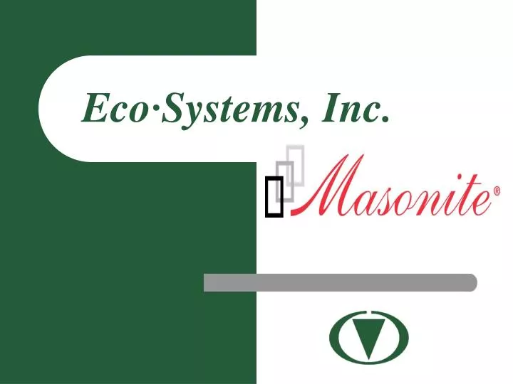 eco systems inc