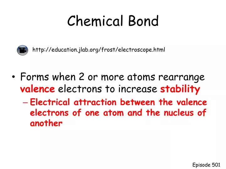 chemical bond
