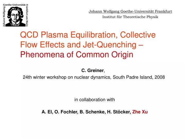 qcd plasma equilibration collective flow effects and jet quenching phenomena of common origin