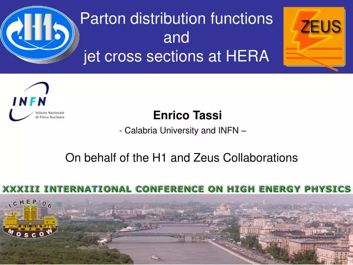 parton distribution functions and jet cross sections at hera
