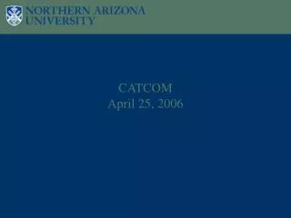 CATCOM April 25, 2006