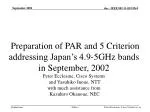 Background to date - slide 1