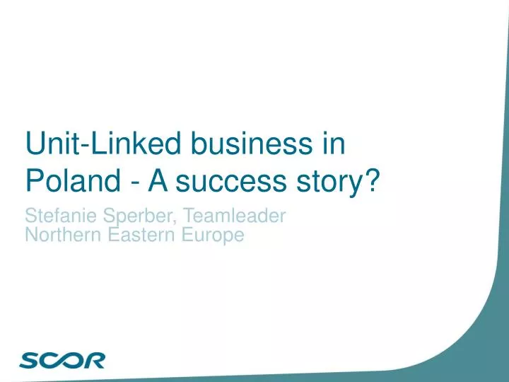 unit linked business in poland a success story