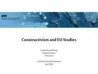 Constructivism and EU Studies