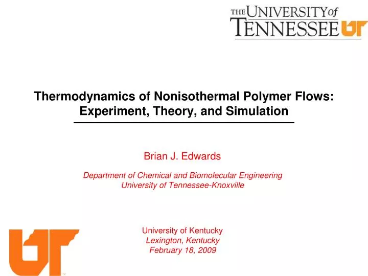 thermodynamics of nonisothermal polymer flows experiment theory and simulation