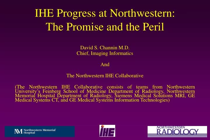 ihe progress at northwestern the promise and the peril