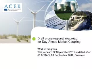 Draft cross-regional roadmap for Day-Ahead Market Coupling