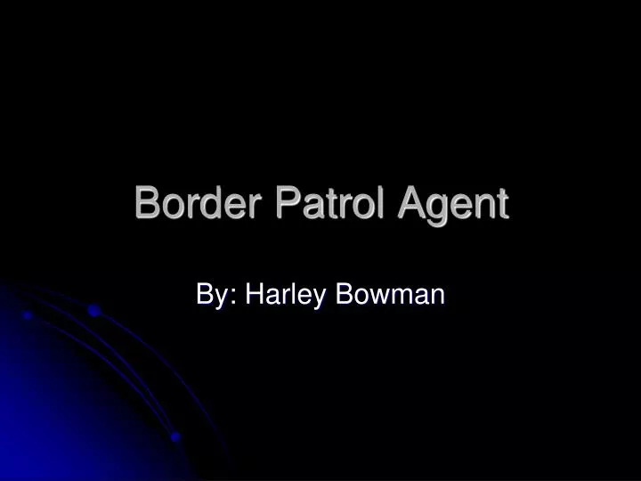 border patrol agent