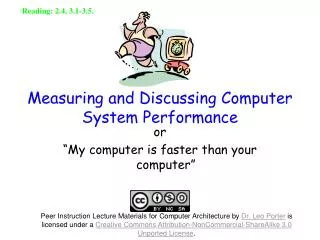Measuring and Discussing Computer System Performance