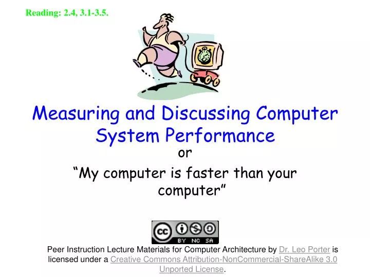measuring and discussing computer system performance