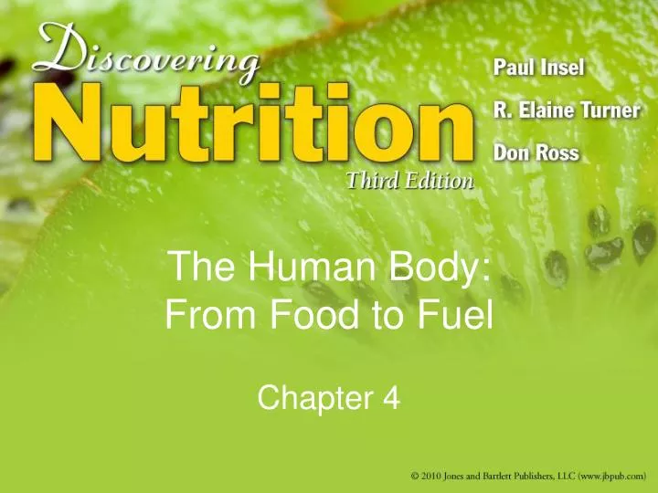 the human body from food to fuel chapter 4