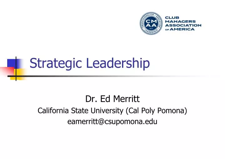 strategic leadership