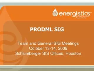 PRODML SIG