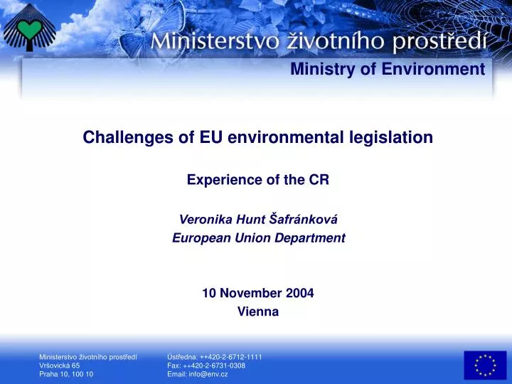ministry of environment
