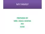 MY FAMILY - slide 1