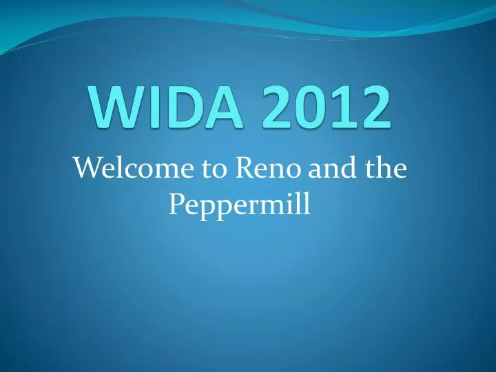 wida 2012