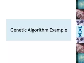 Genetic Algorithm Example