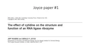 Joyce paper #1