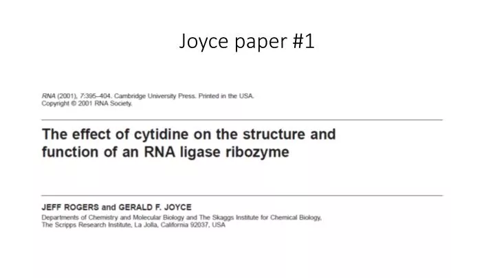 joyce paper 1