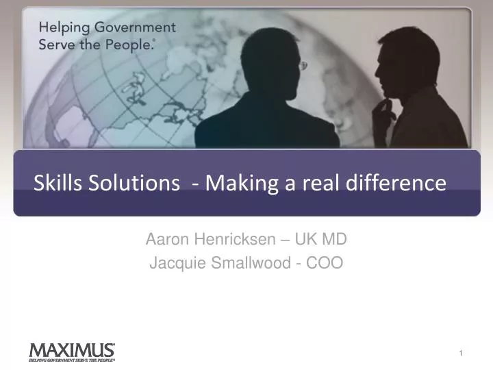 skills solutions making a real difference