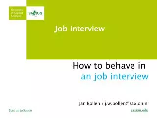 Job interview