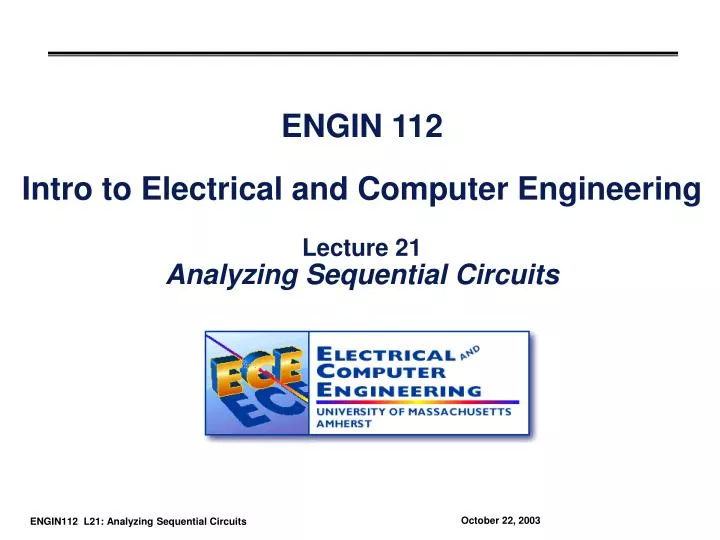 engin 112 intro to electrical and computer engineering lecture 21 analyzing sequential circuits