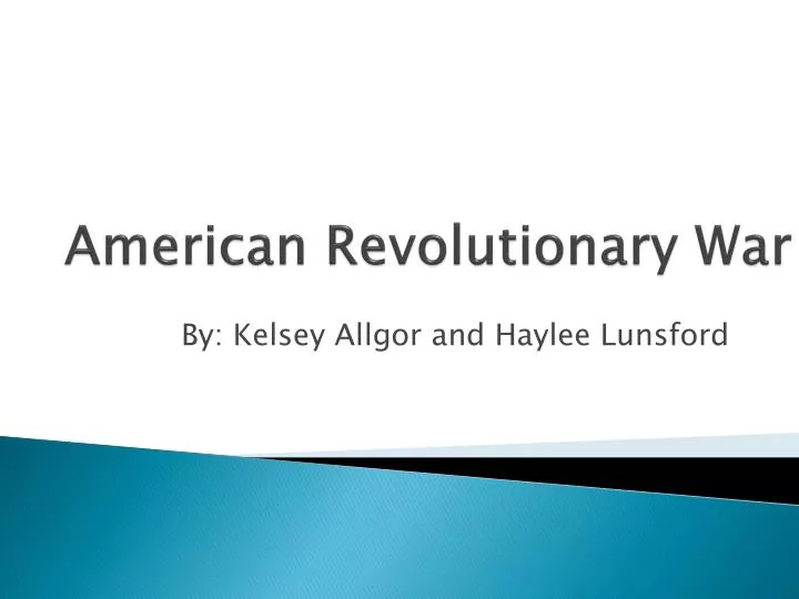 american revolutionary war