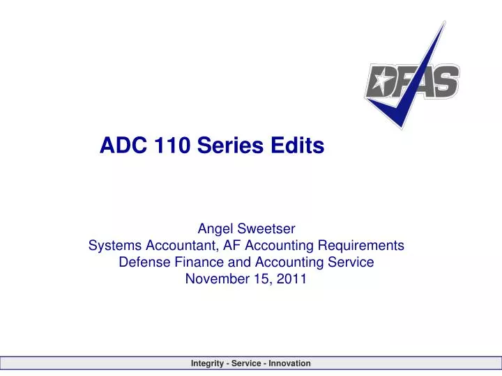 adc 110 series edits