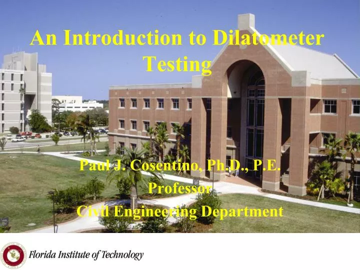 an introduction to dilatometer testing
