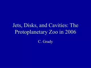 Jets, Disks, and Cavities: The Protoplanetary Zoo in 2006