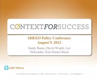 SHEEO Policy Conference August 9, 2012