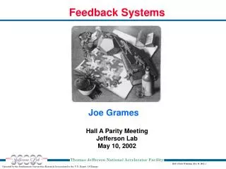 Hall A Parity Meeting Jefferson Lab May 10, 2002
