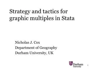 Strategy and tactics for graphic multiples in Stata