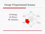 Enhancing Scientific Skills through IB Group 4 Subjects - slide 1