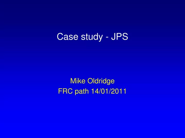 case study jps