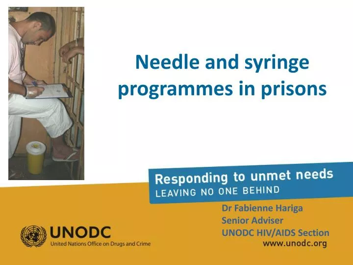 needle and syringe programmes in prisons