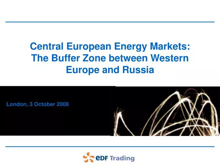 central european energy markets the buffer zone between western europe and russia
