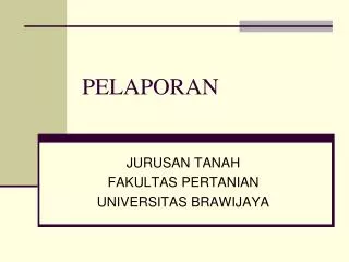 pelaporan