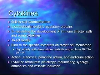 cytokines