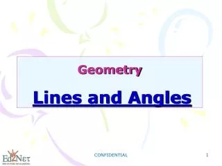Geometry Lines and Angles