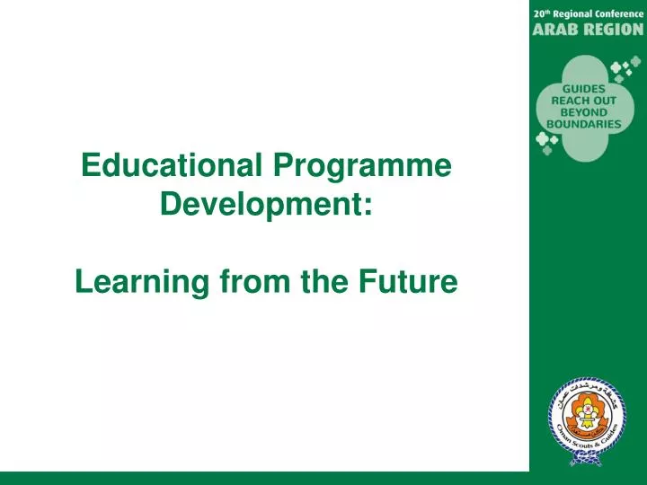 educational programme development learning from the future