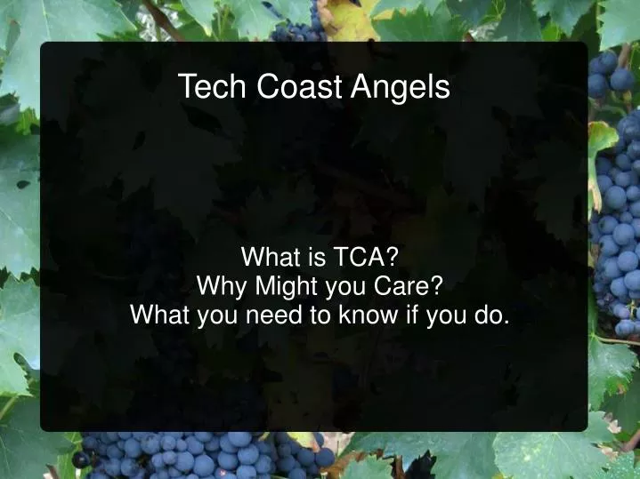 what is tca why might you care what you need to know if you do