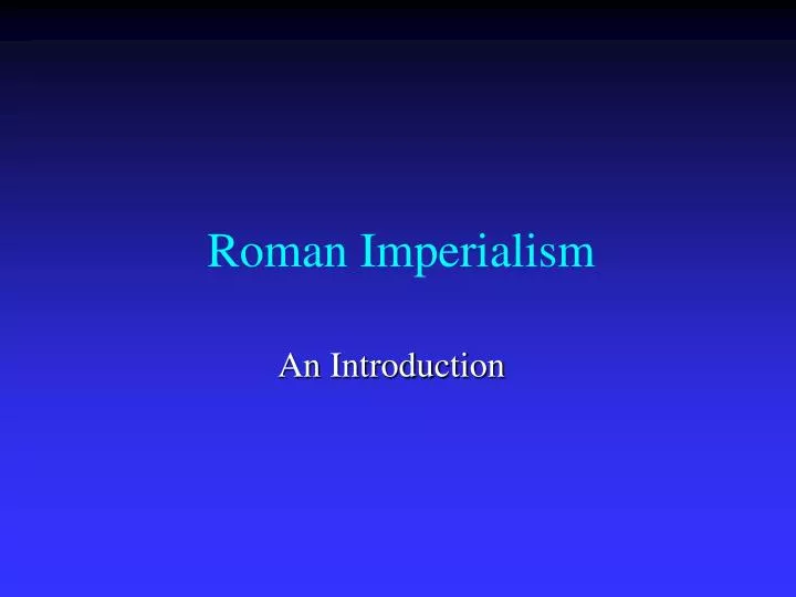 roman imperialism